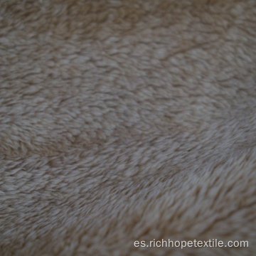 Tela de vellón de terciopelo ártico de poliéster de felpa larga